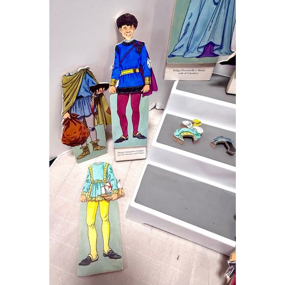 Christopher Columbus Paper Dolls Paperback Tom Tierney 1991 on boards - Picture 7 of 8